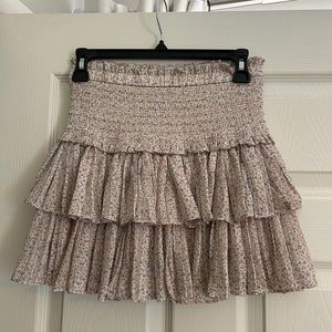 RESET floral mini skirt